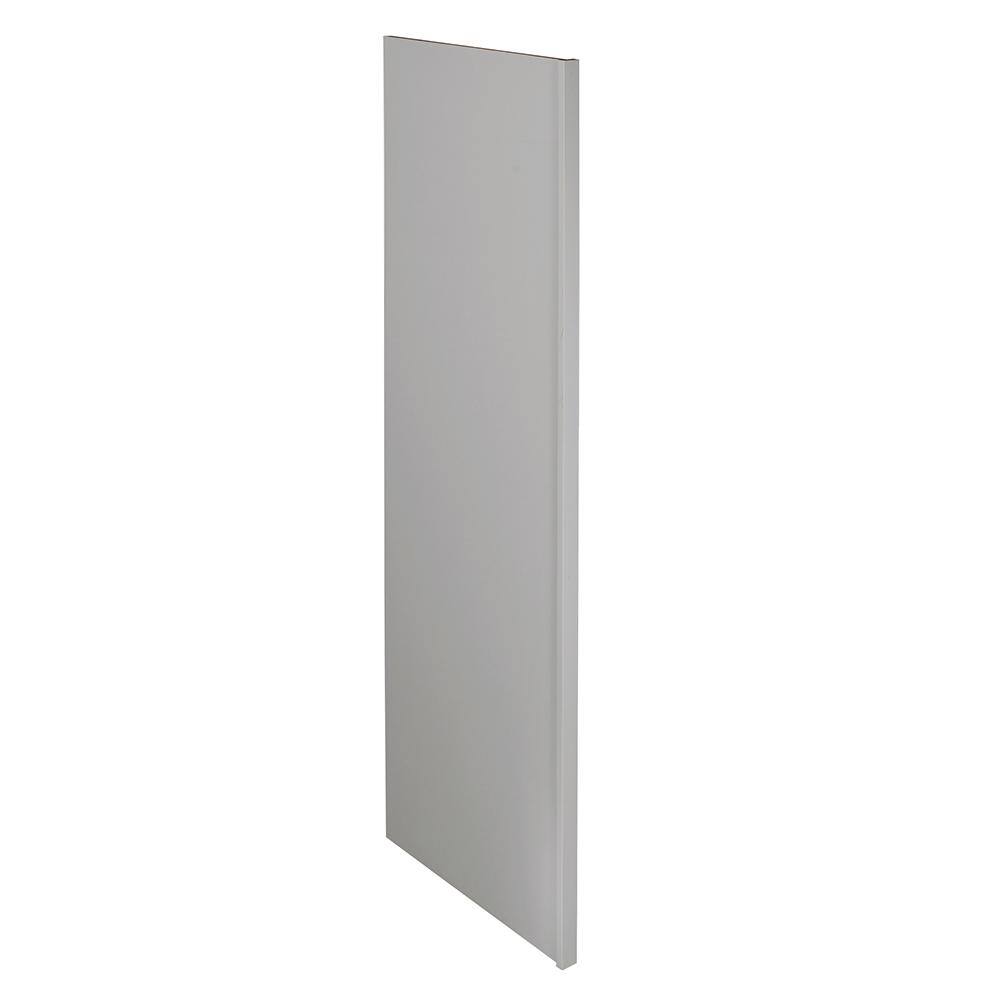 Home Decorators Collection Tremont Assembled 3 in. x 96 in. x 24 in. Refrigerator End Panel in Pearl Gray RP396-PG