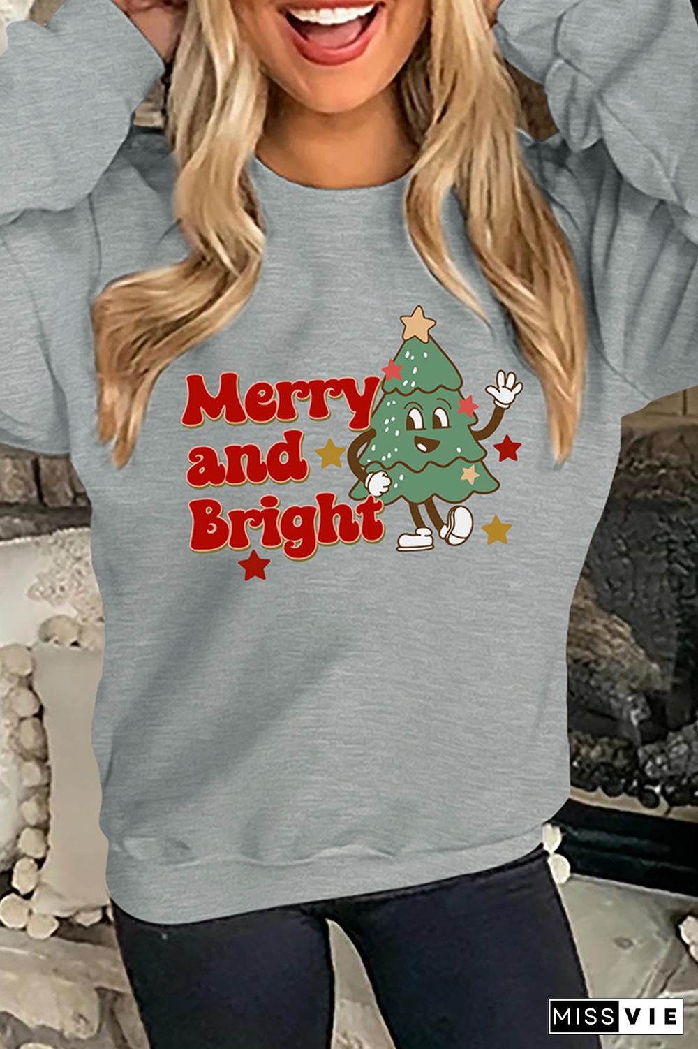 Merry and Bright Sweatshirt Wholesale