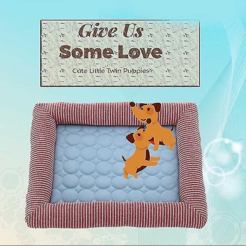 Washable For Large Medium Small Pets Sleeping Summer Cool Dog Bed Mat Crate Pad Anti Slip Tatami Mat