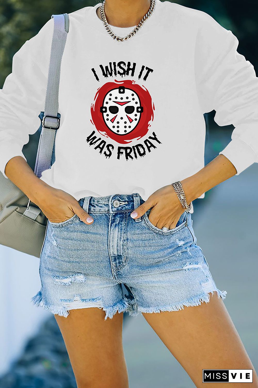 Friday the 13th, Halloween Longsleeve Sweatshirt Wholesale