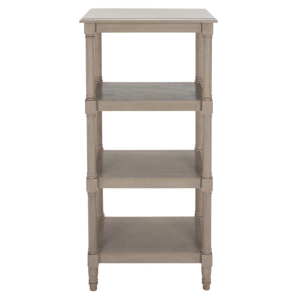 SAFAVIEH Cassie 4 Shelf Bookcase   20 in. W x 15 in. D x 42 in. H