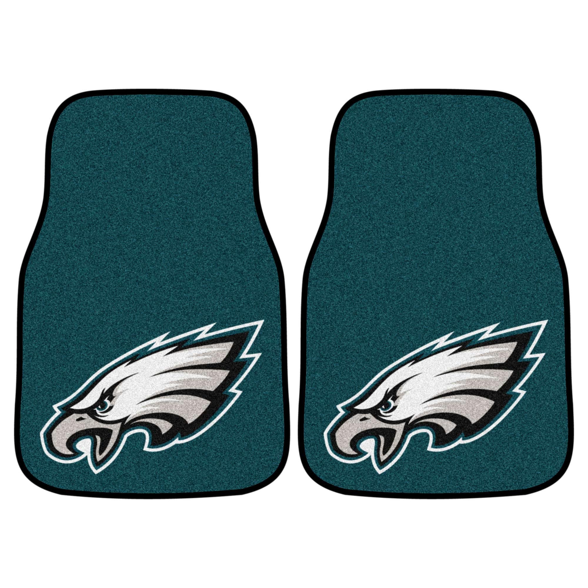 Philadelphia Eagles 2-pc Carpeted Car Mats 17