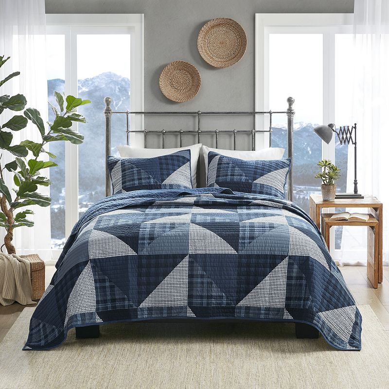 Woolrich Olsen Oversized Cotton Quilt Set With Shams