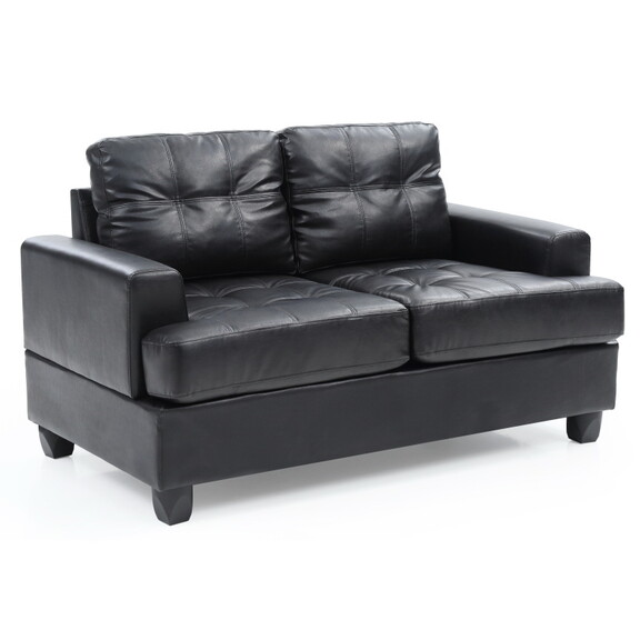 Glory Furniture Sandridge G583A L Loveseat  BLACK ...