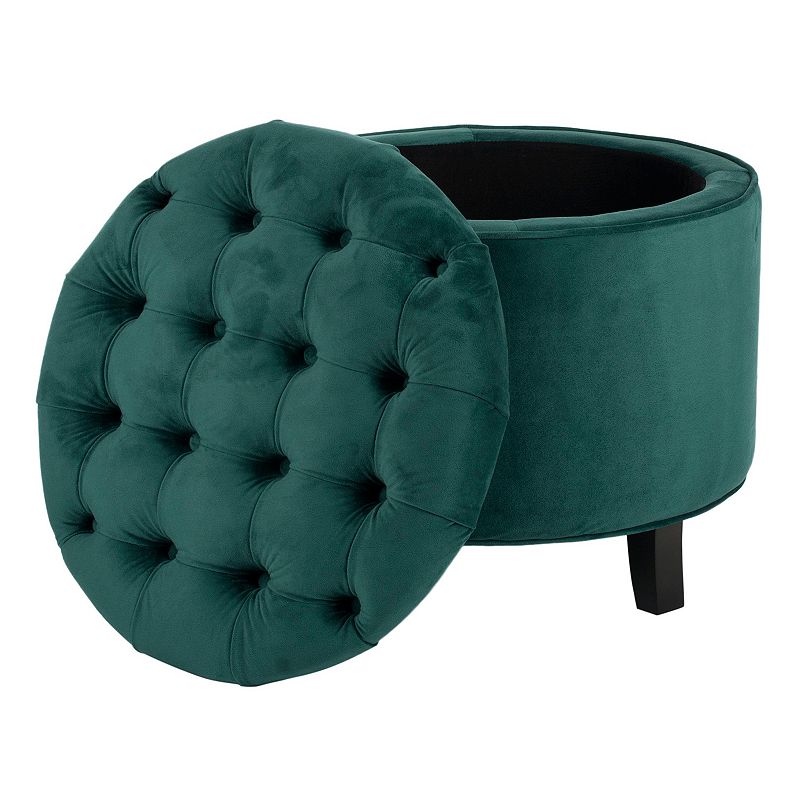 Safavieh Amelia Tufted Cotton Storage Ottoman