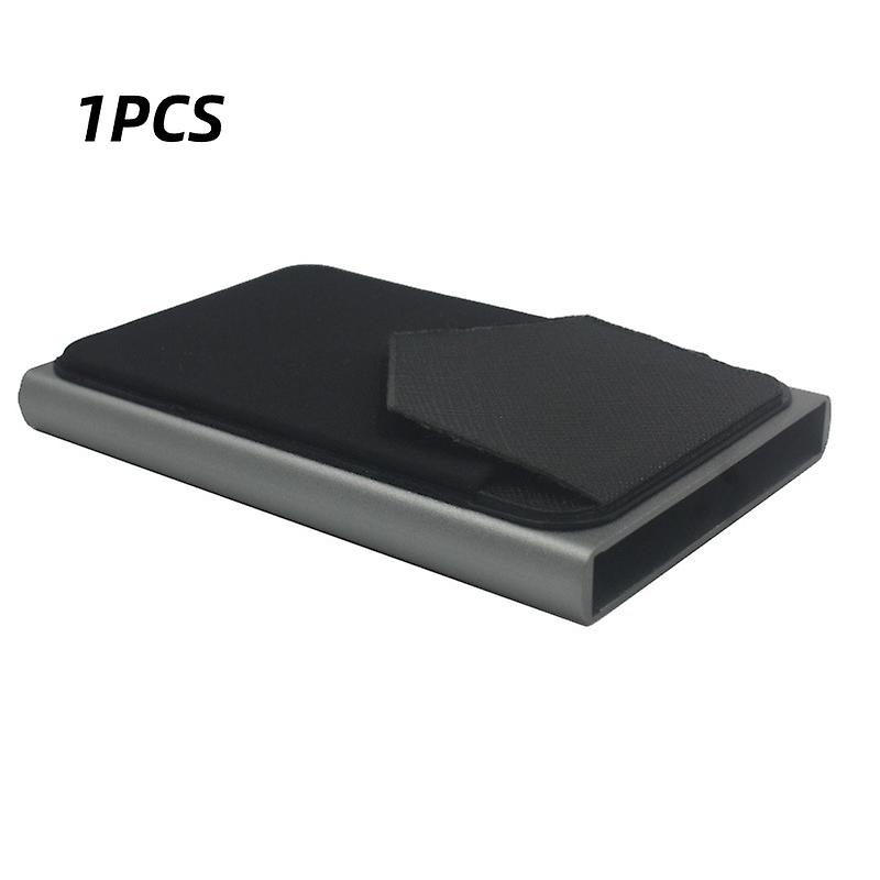 Born Pretty 1pcs Grey Aluminum Card Holder Rfid Credit Card Holder Automatic Pop-up Bank Card Box Mini Car Package