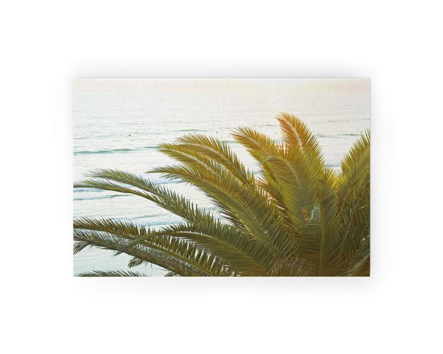 Bree Madden Sun Palm Welcome Mat society6