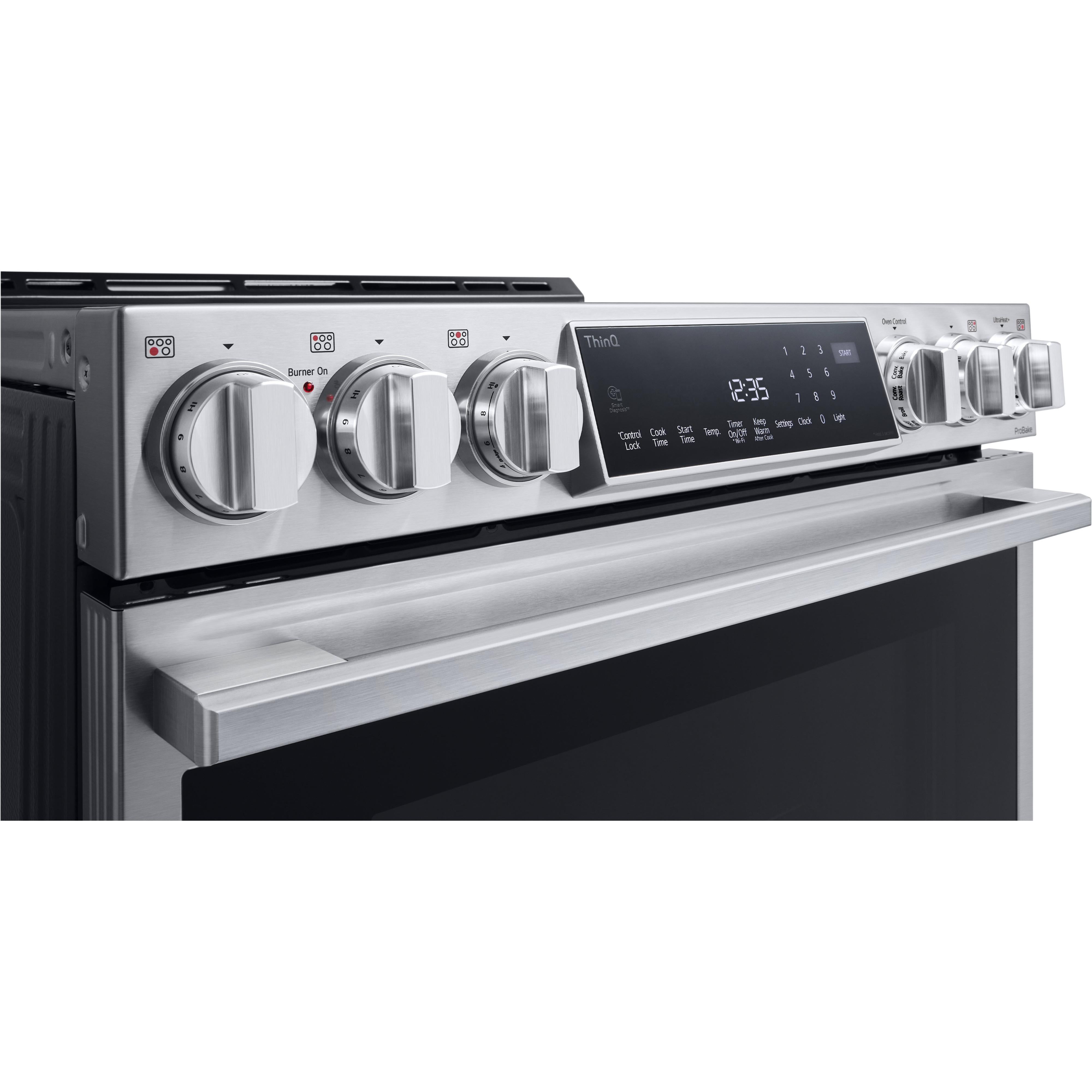 LG 30-inch Freestanding Electric Slide-in Range with ProBake Convection ? Technology LSES6338F