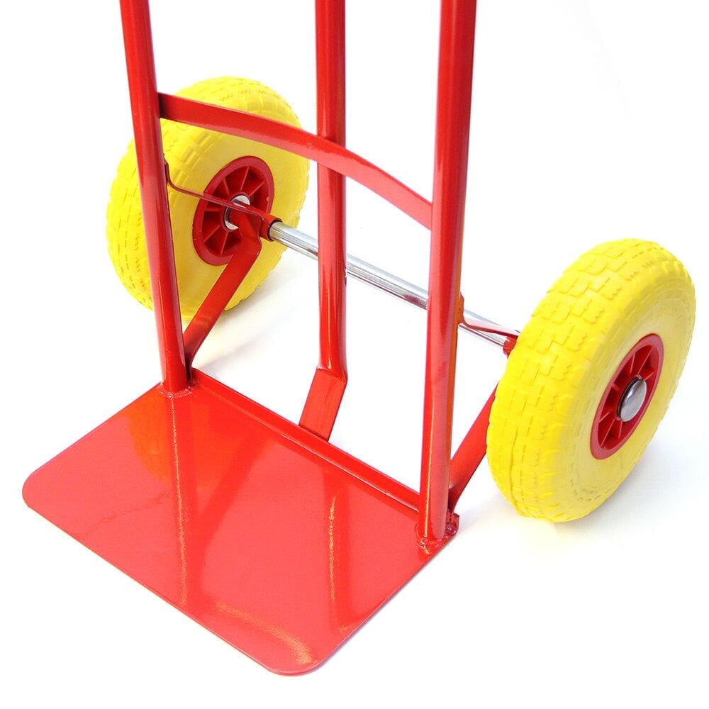 High Back P-Handle Industrial Steel Sack Truck