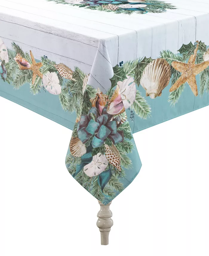 Laural Home Christmas By The Sea Tablecloth - 70 x 84