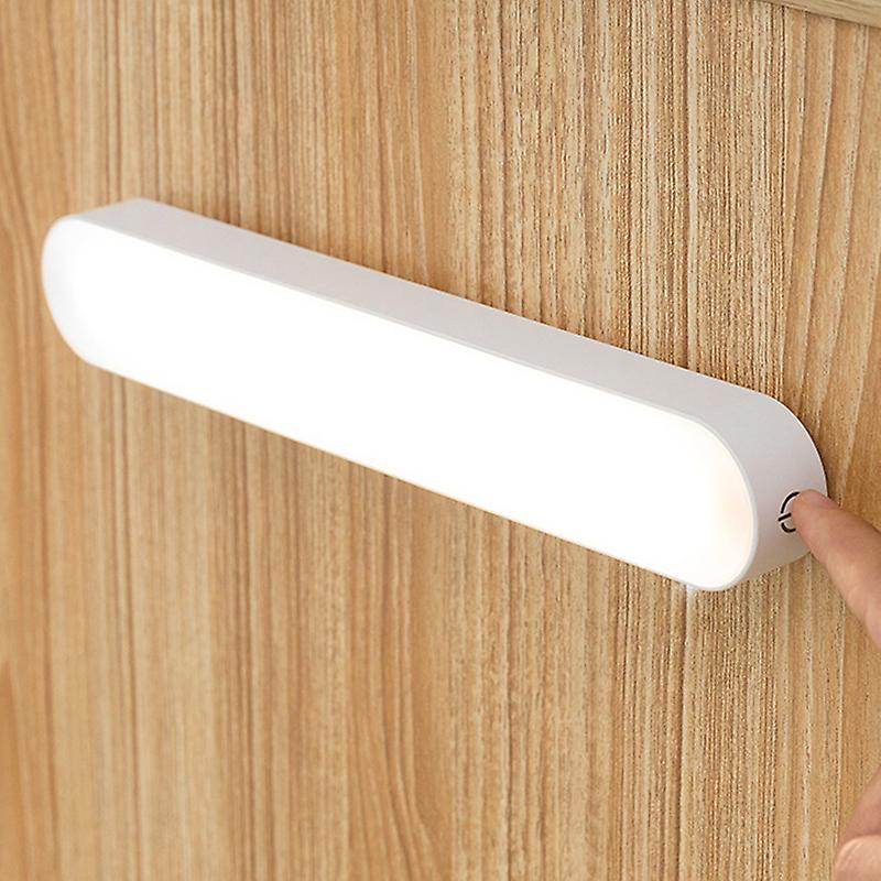 Dorm Reading Light USB LED Eyes Protection Touch Switch Cabinet Closet Rechargeable Night Light White 26cm/10.24in