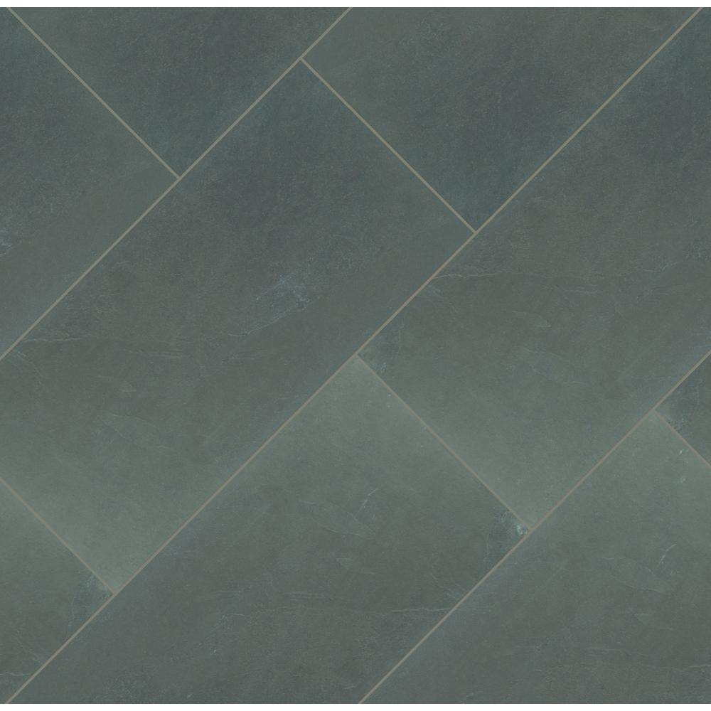 MSI Montauk Blue 12 in. x 24 in. Gauged Slate Floor and Wall Tile (10 sq. ft. Case) SMONBLU1224G