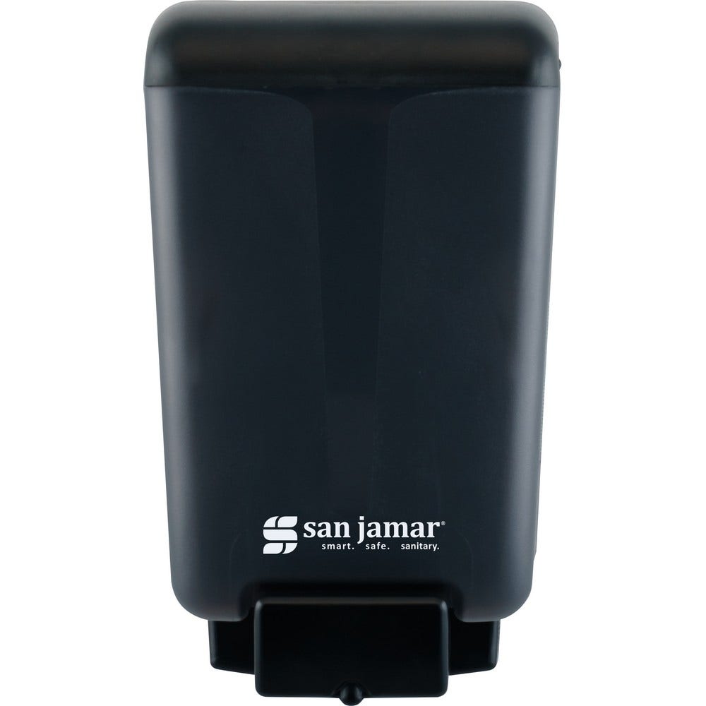 San Jamar SN46TBK Manual 46 oz. Wall-Mounted Liquid Soap Dispenser， Black Pearl