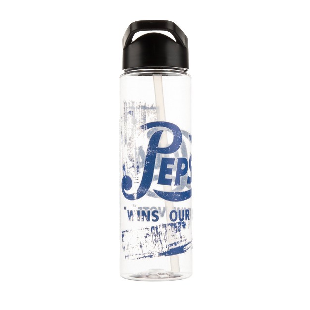 Pepsi Cola Wins Our Straw Vote 24 Oz Single Wall Plastic Water Bottle