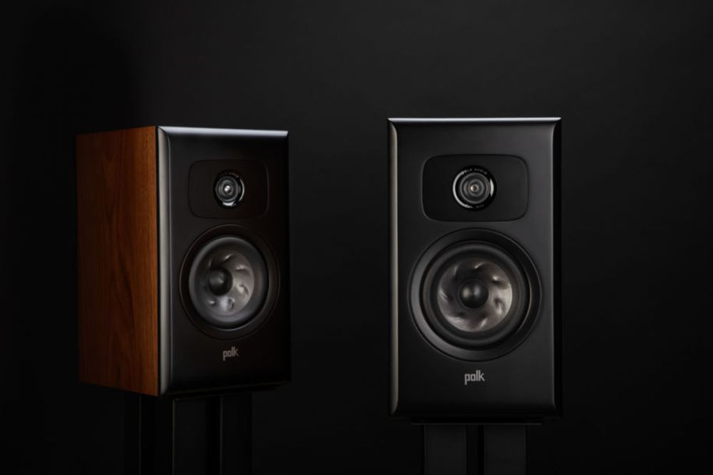 Polk Audio Legend Series L100 Premium Brown Walnut Bookshelf Speakers (Pair)