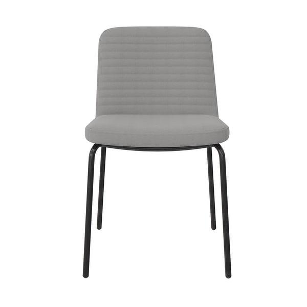 Corey Dining Chair， Set of 2， Gray Linen