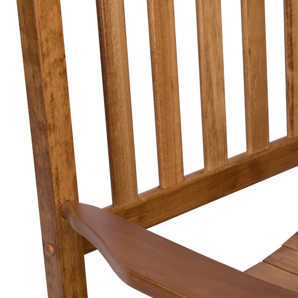 Porch and Den Steeplechase Genuine Hardwood Rocking Chair