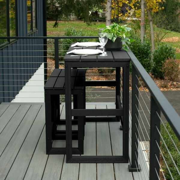 HIGHWOOD Monroe Modern CounterHeight Dining Balcony Set