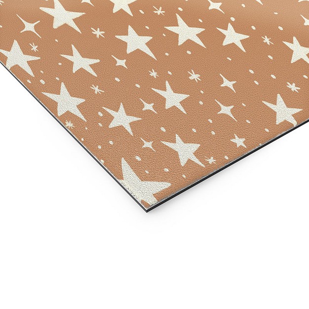 Avenie Stars In Neutral Welcome Mat society6