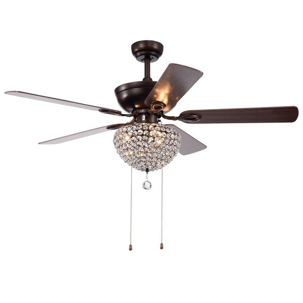 Swarna Antique Bronze Lighted Ceiling Fan (optional Remote) Shopping - The Best Deals on Ceiling Fans | 39420591