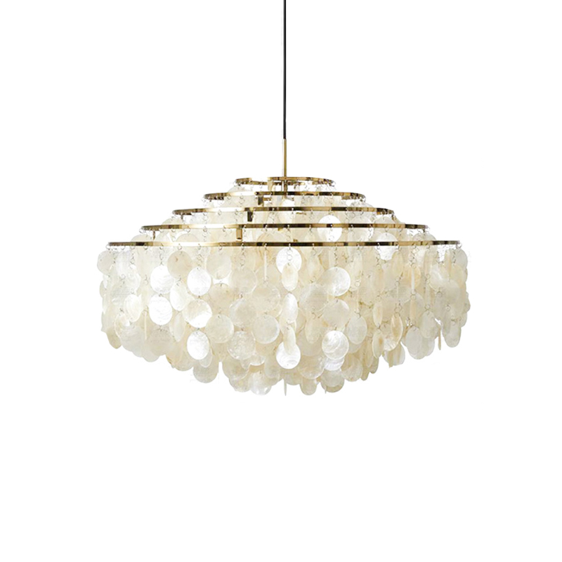 Round Shell Chandelier