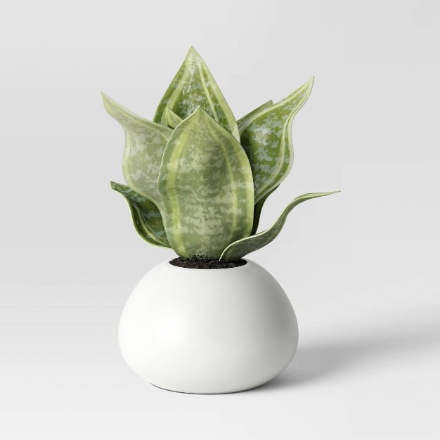 Mini Tabletop Snake Artificial Plant - Quicskcart