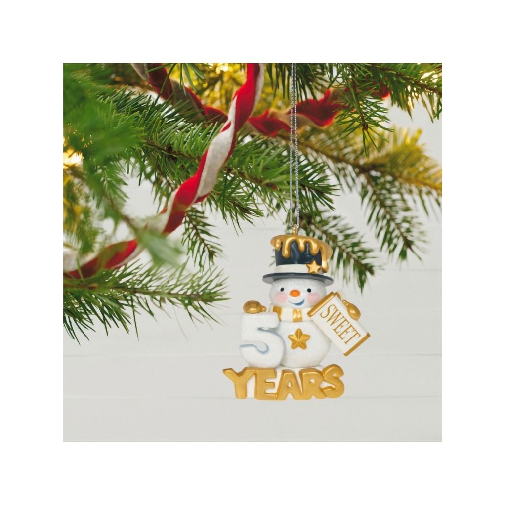 Hallmark  2023 Keepsake Ornament 50 SWEET Years Special Edition