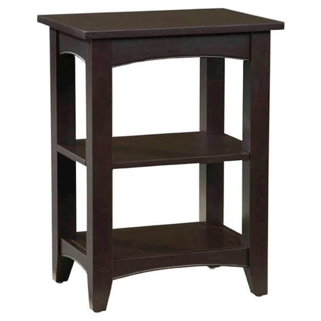 Shaker Cottage Wood 2 Shelf End Table Alaterre Furniture