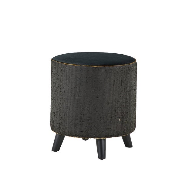 Fabric Contemporary Stool 18 x 16 x 16 - 16 x 16 x 18Round