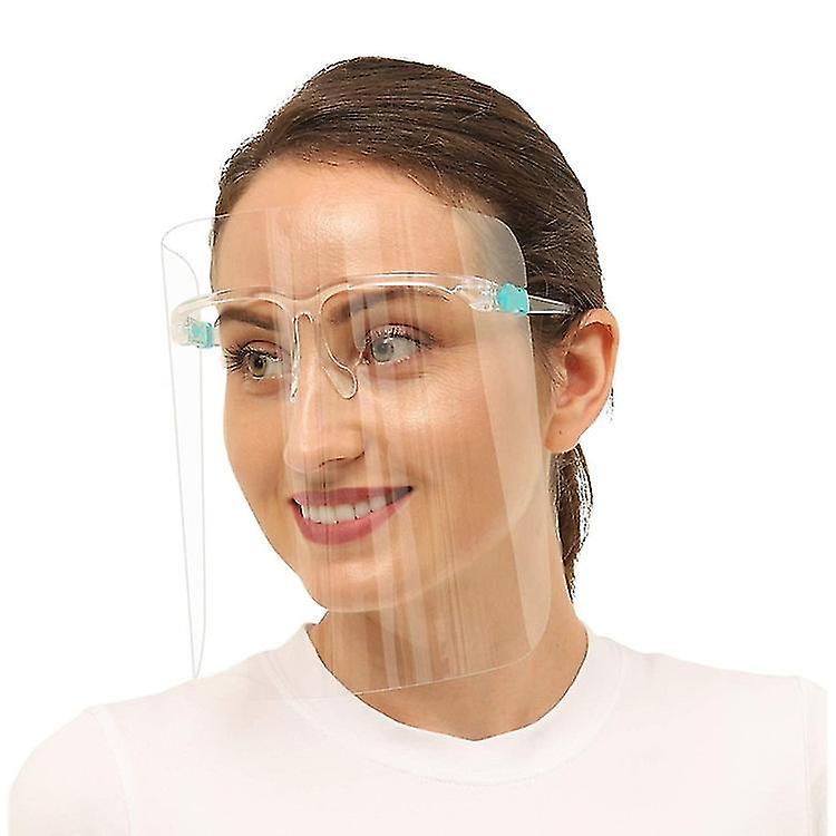 Miman Unisex Transparent Protective Visor， Glasses Frame And Lense Set