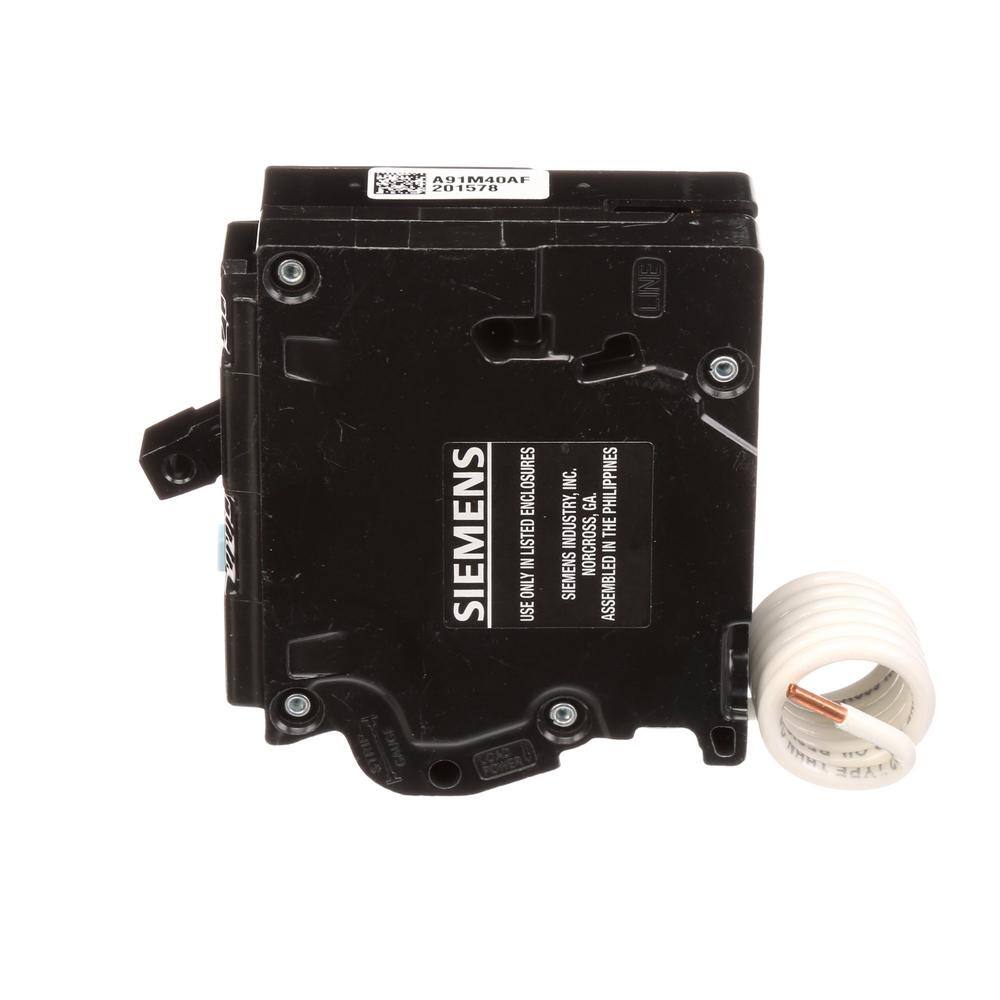 Siemens 15-Amp AFCIGFCI Dual Function-Circuit Breaker Q115DFP