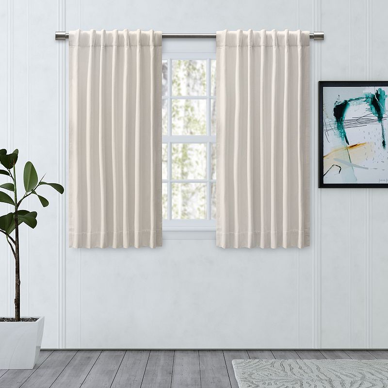 Chevron Triple Lined Rod Pocket W/back Tabs Panel Curtain