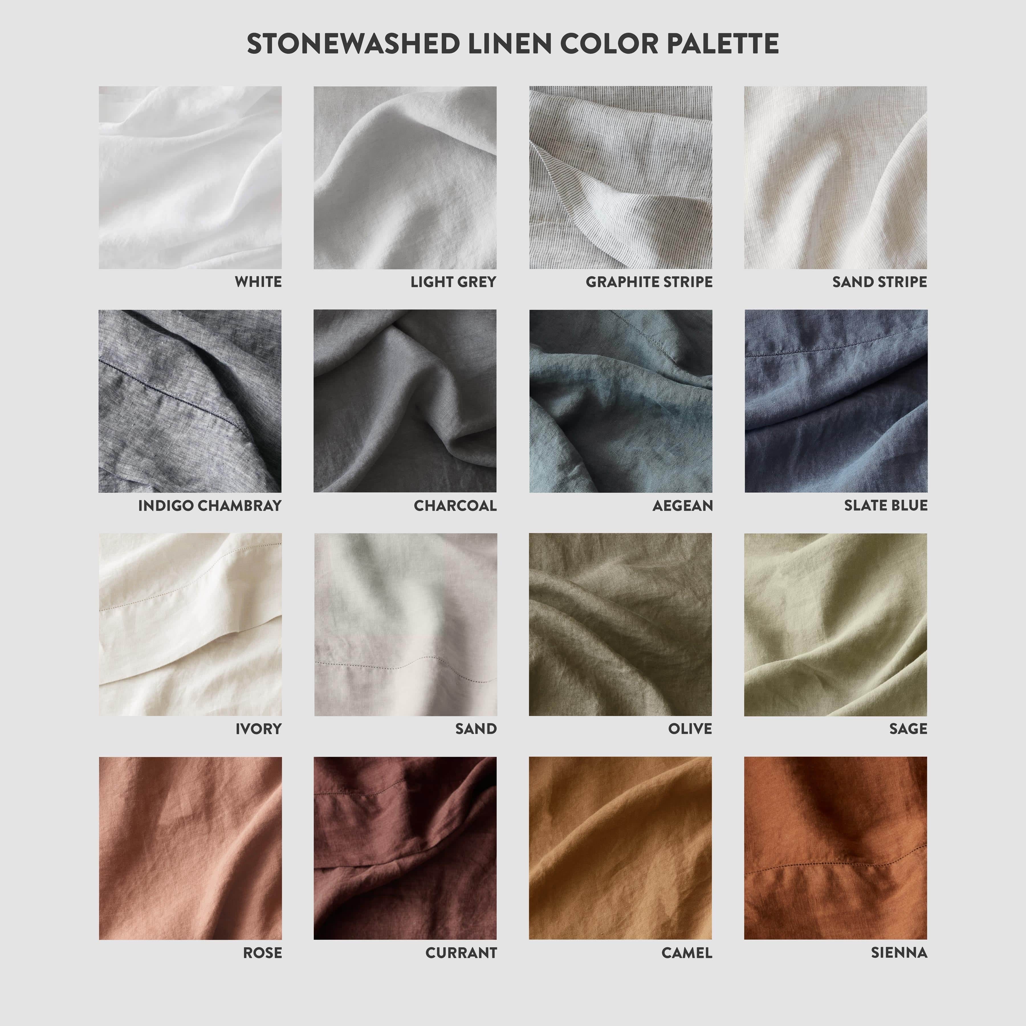 Stonewashed Linen Bed Bundle