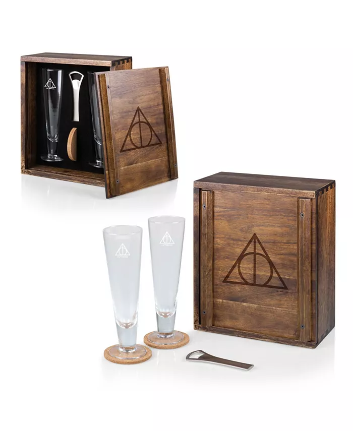 Legacy Harry Potter Deathly Hallows Beverage Glass Gift Set 6 Pieces