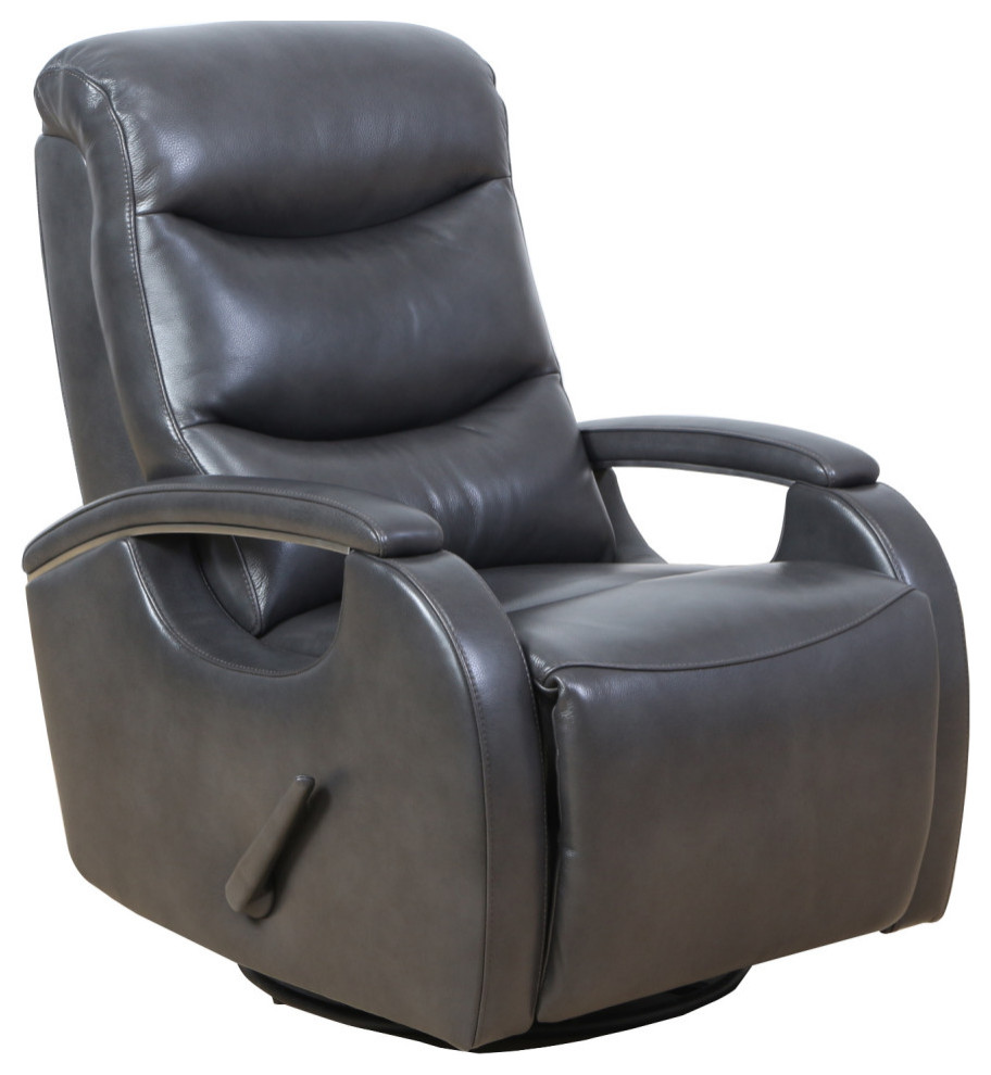 Fallon Swivel Glider Recliner  Gable Dove   Contemporary   Recliner Chairs   by Beyond Design  ampMore  Houzz