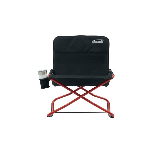 Coleman Cross Rocker Outdoor Portable Chair Black