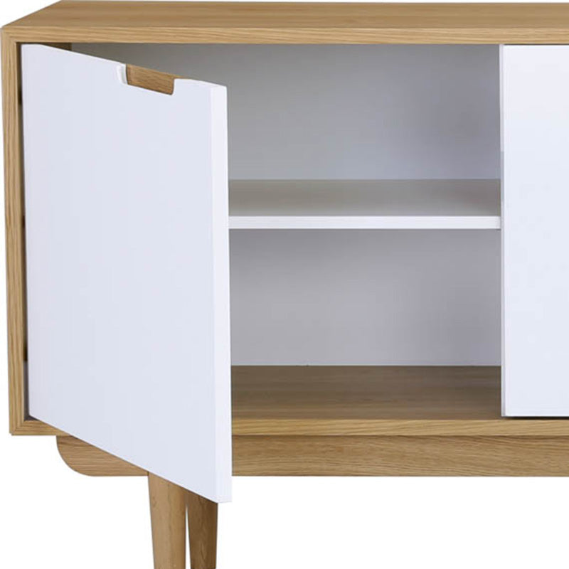 NAKULA Sideboard Buffet 180cm - Natural & White