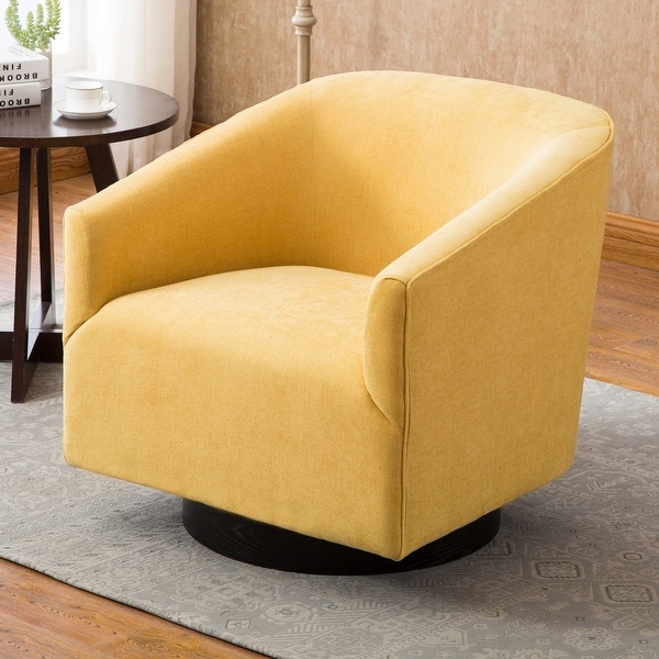 Copper Grove Pregrada Wood-base Swivel Chair