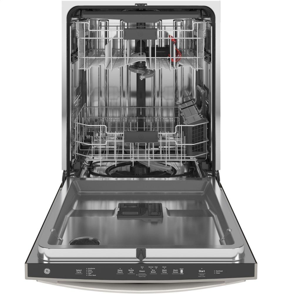 Ge Appliances GDT665SMNES Ge® Top Control With Stainless Steel Interior Dishwasher With Sanitize Cycle & Dry Boost With Fan Assist