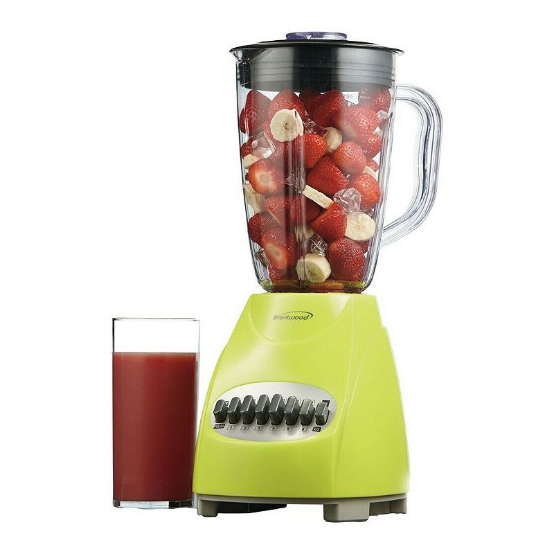 Brentwood 12-Speed Blender with Plastic Jar in Green