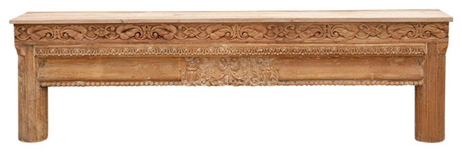 Long 18th Century Beam Console Table   Rustic   Console Tables   by De cor  Houzz