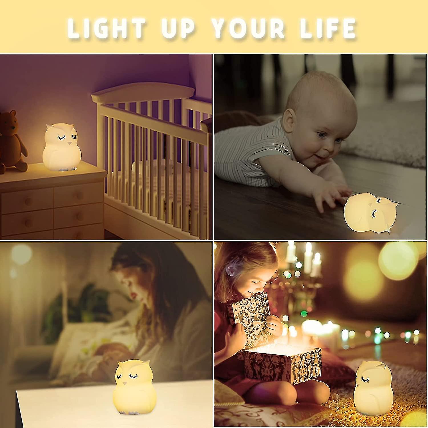 Children Baby Nachtlicht Animal Led Sleep Light Duck Rabbit Bunny Music Nursery Nightlight Silicone Night Lamp For Babi Kid Room