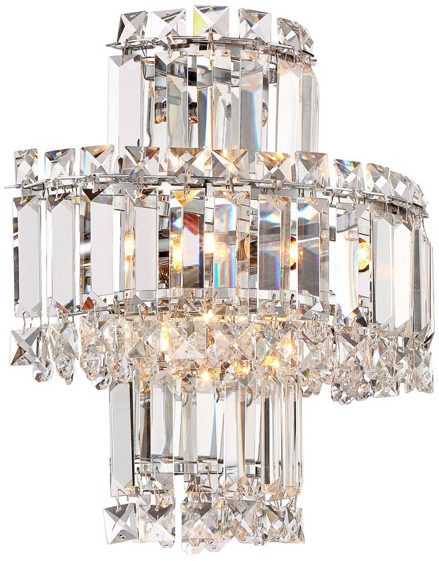 4 light Led Fixture Clear Crystal For Bedroom Bathroom