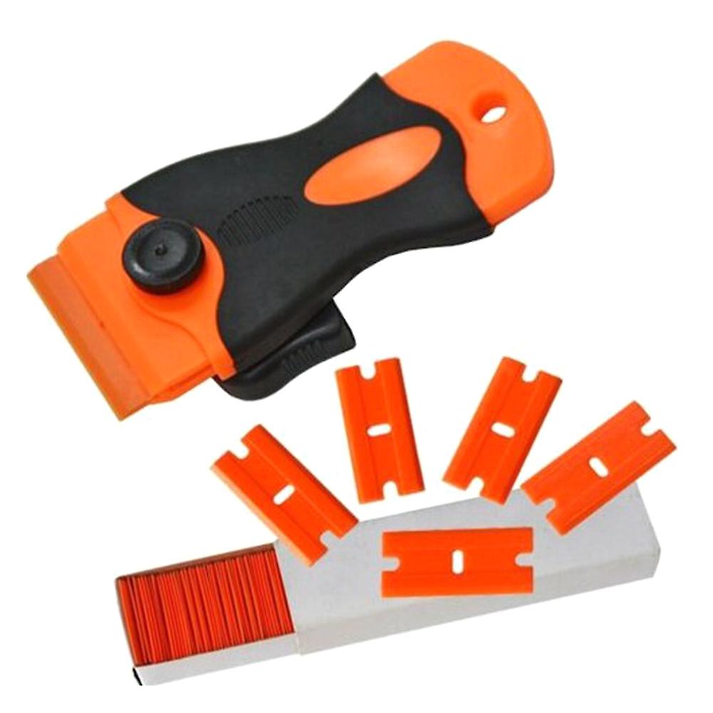 Plastic Shovel Scraper Tool Glass Retractable Safety Squeegee Vinyl Sticker Glue Cleaner Window Ceramic Glass Tool