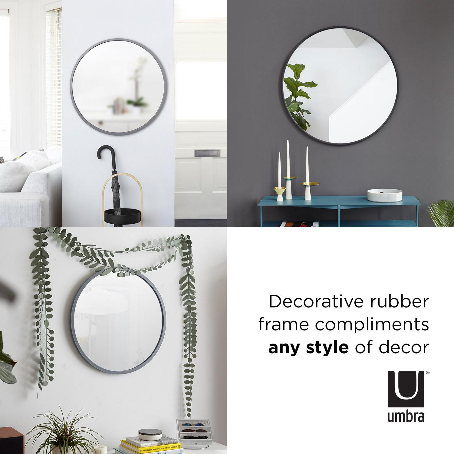 Umbra Hub Decorative Round Wall Mirror