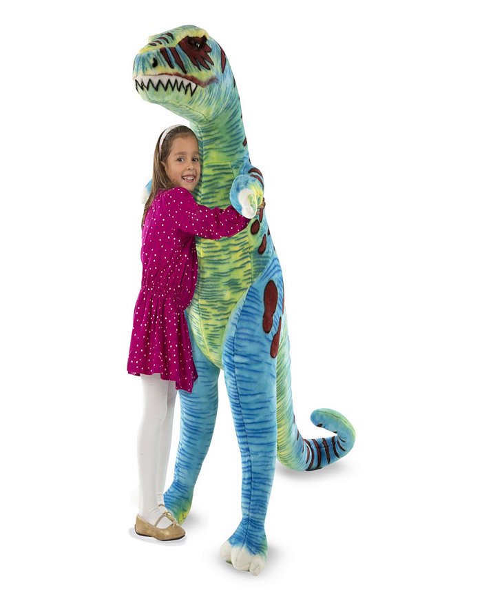 Melissa and Doug Melissa and Doug Jumbo TRex Dinosaur  Lifelike Stuffed Animal (over 4 feet tall) - Dinosaur Toy