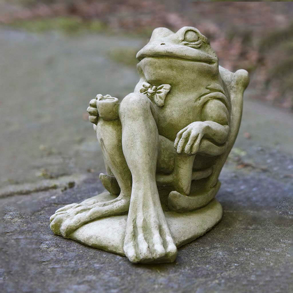 Campania International Coffee Frog Statue