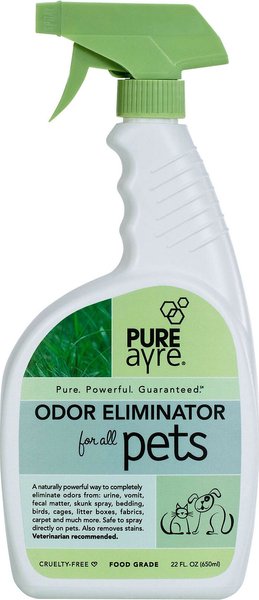 PureAyre Odor Eliminator Dog， Cat， Bird and Small Animal Spray