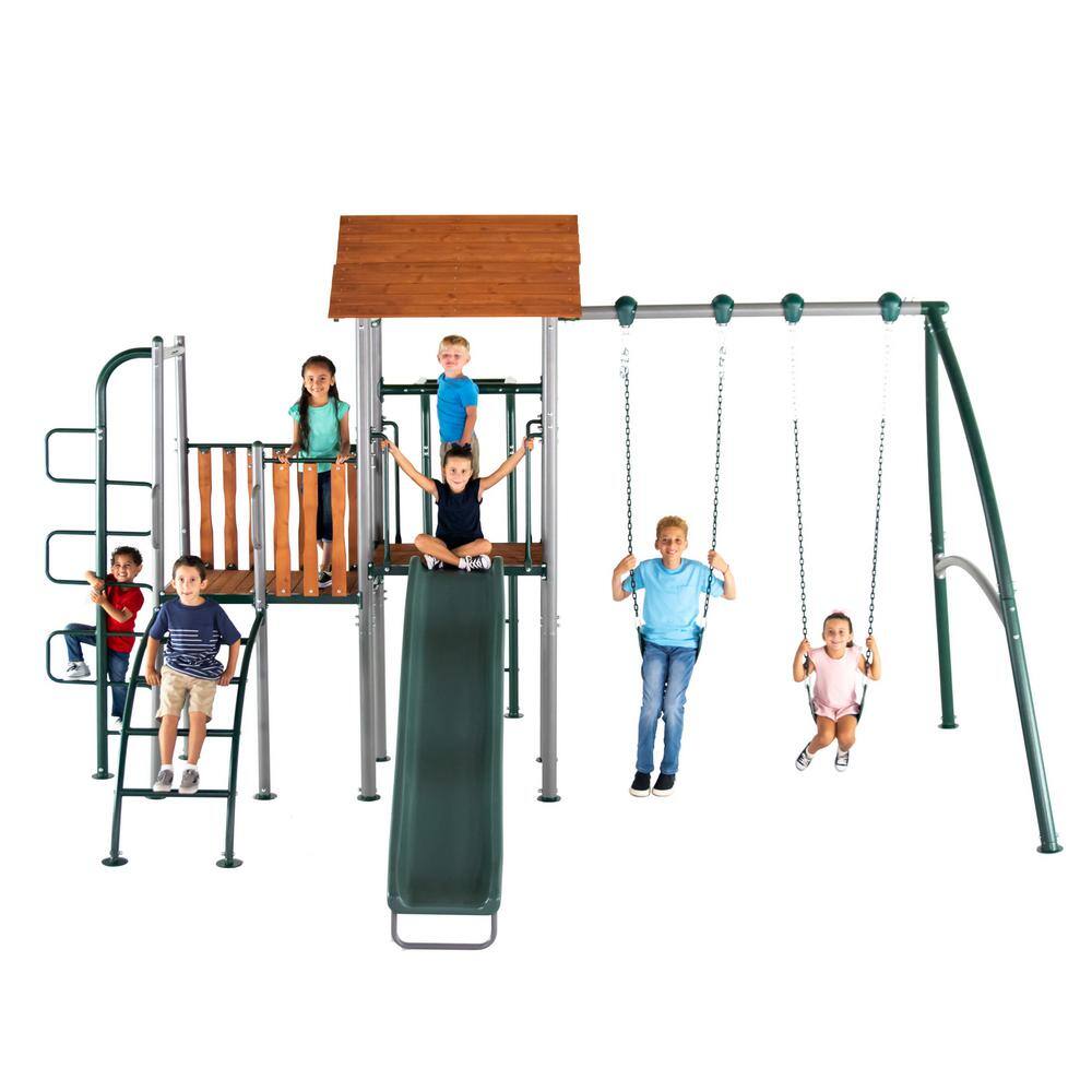 SPORTSPOWER Big Ridge Metal Swing Set MSC-4342