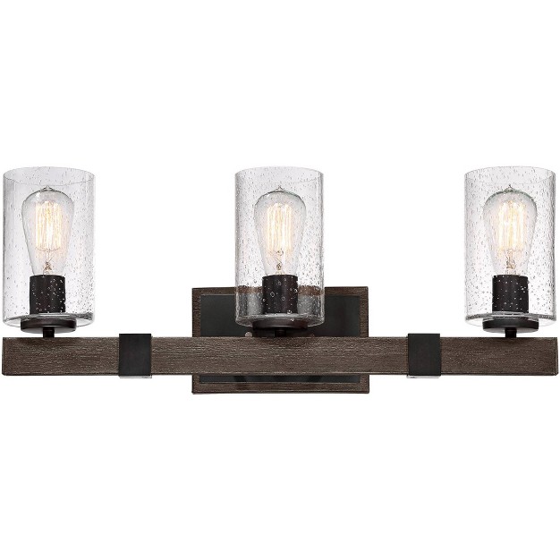 3 light Fixture Seedy Glass For Bedroom Bathroom Vanity Living Room